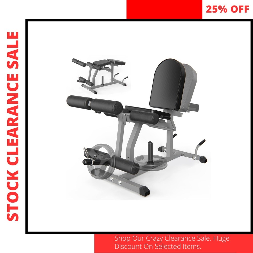 Leg Curl Extension Machine Home Gym 2 in 1