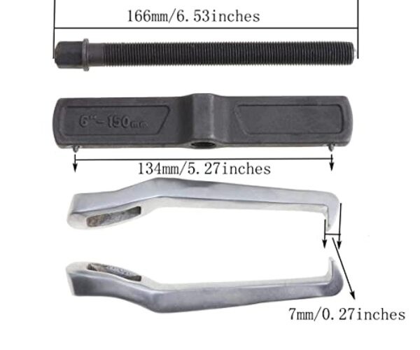 CR-V Single Hook Two Claws Puller Separate Lifting Device.TAO+ Stores Offer 6