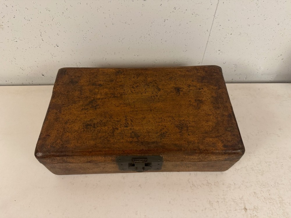 Vintage Possibly Antique Chinese Wood Rectangular Box