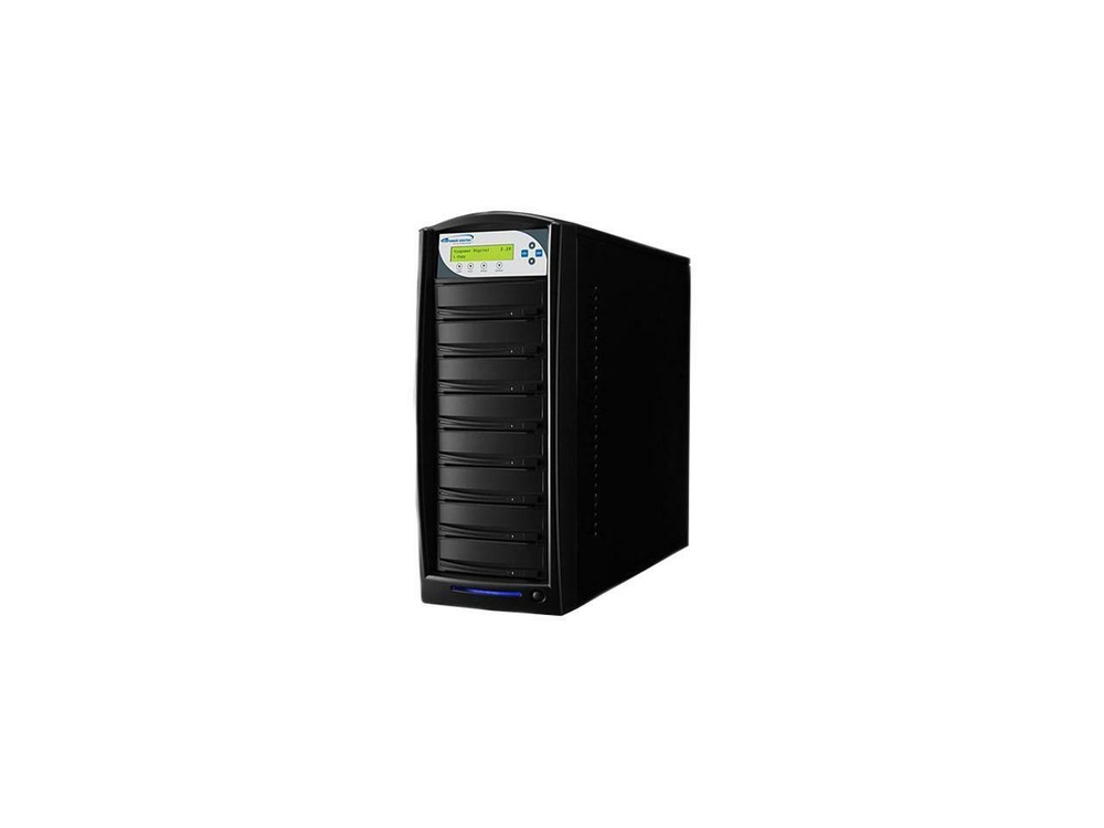 VINPOWER Black 1 to 7 128M Buffer Memory SharkNet DVD CD Network Duplicator Towe