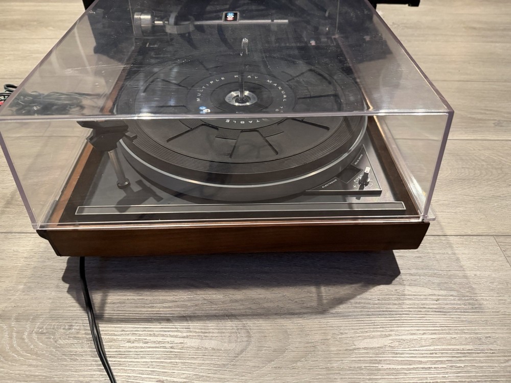 BIC 960 Belt Drive Turntable Walnut 33/45 Auto Cycle ~ TESTED