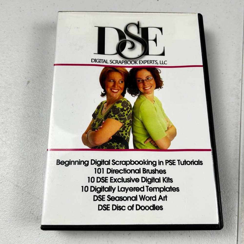 Beginning Digital Scrapbooking DSE DVD 101 Directional Brushes 2008
