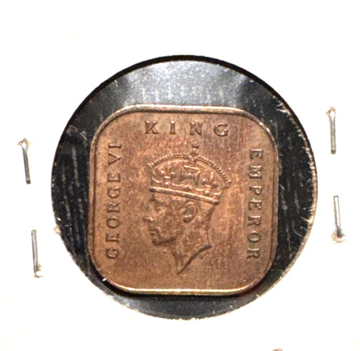 Malaya 1940 half cent KM 1 XF