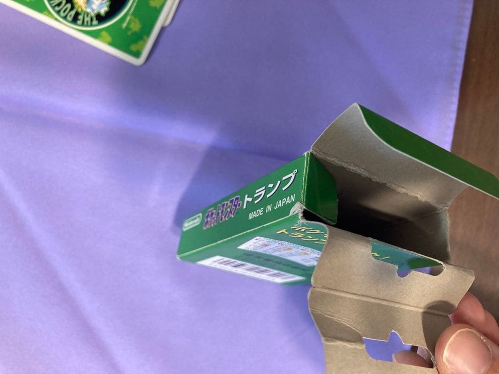 Pokemon Playing Cards Green