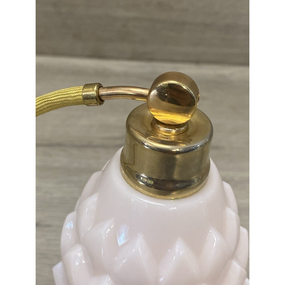 Stunning Pink Perfume W/ Atomizer Vanity Decor