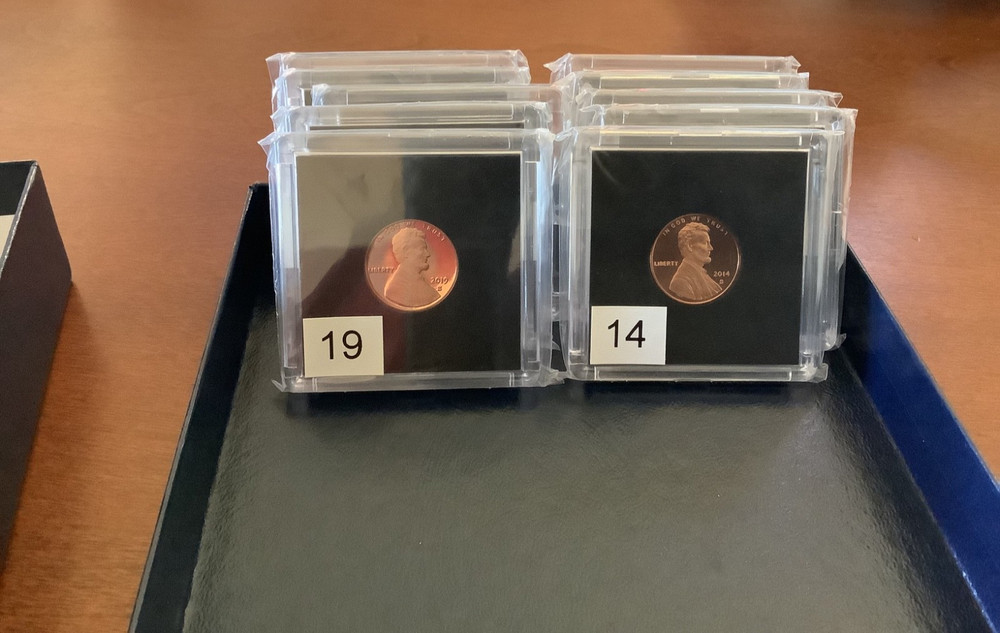 2010-2025 S Lincoln Shield Cent complete 16-coin Proof Set US Mint box