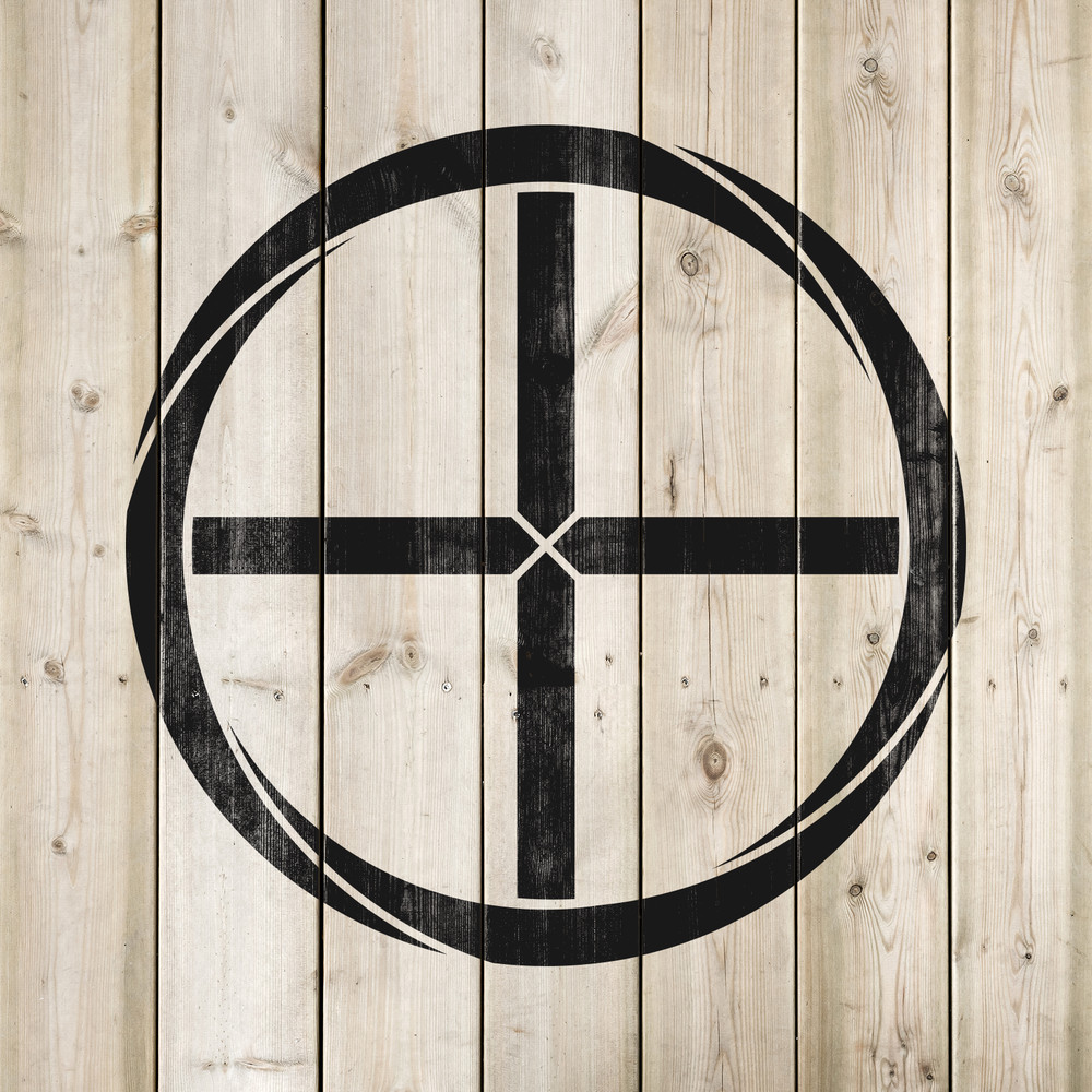 Earth Astrology Symbol Stencil