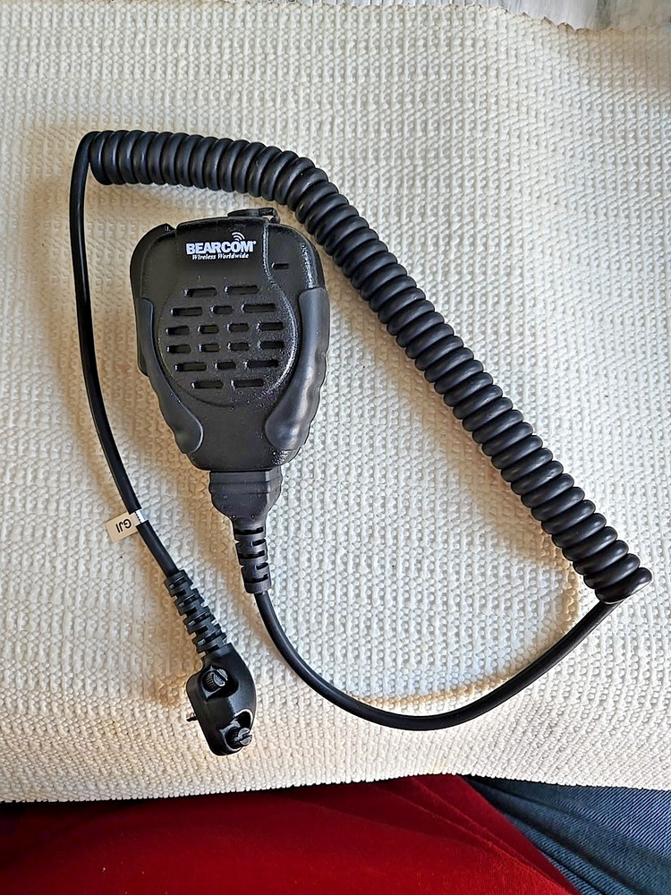 BEARCOM 1 PORT MICROPHONE FOR TWO WAY RADIO