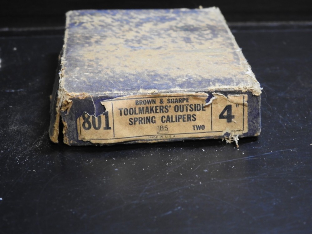 Brown & Sharpe Toolmakers Outside Spring Caliper 4 inch in box
