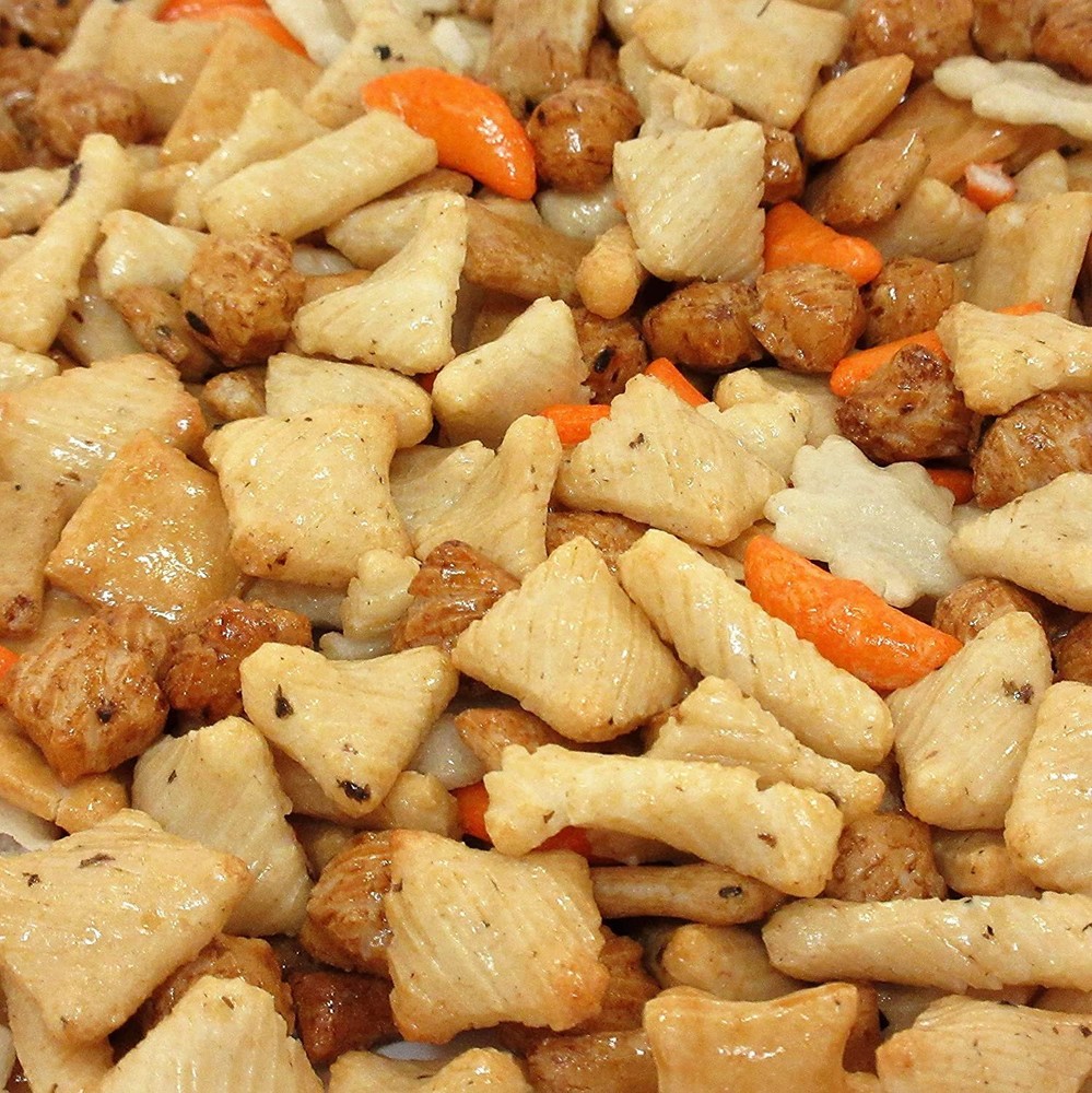 Party Rice Crackers Mix Bulk by Its Delish (5 lbs)