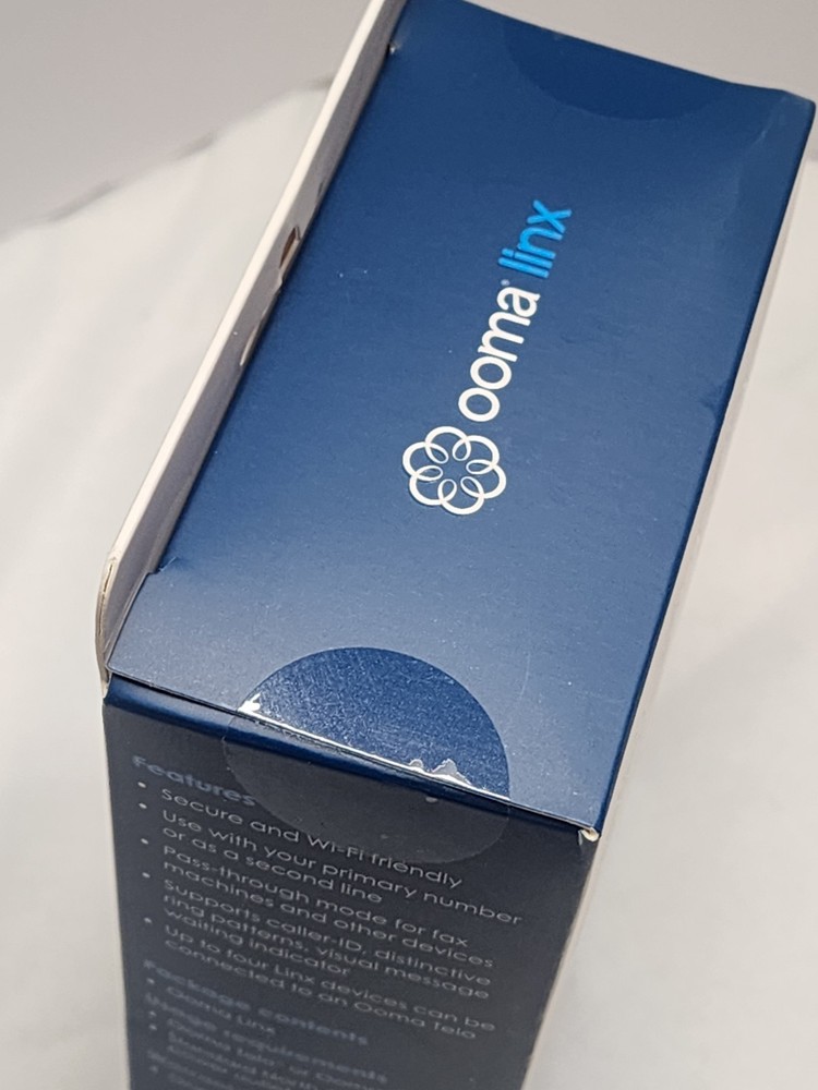 New Ooma Linx Remote Phone Jack, Wireless Accessory for Ooma Telo