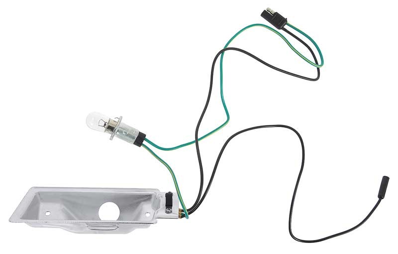 1969-70 Ford Mustang; Map Light Assembly; Standard Interior