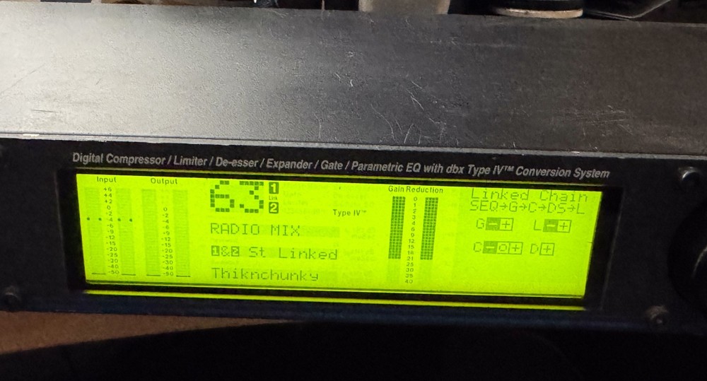 dbx DDP Digital Dynamics Processor Rack-Mountable Multi-Effects Compression EQ