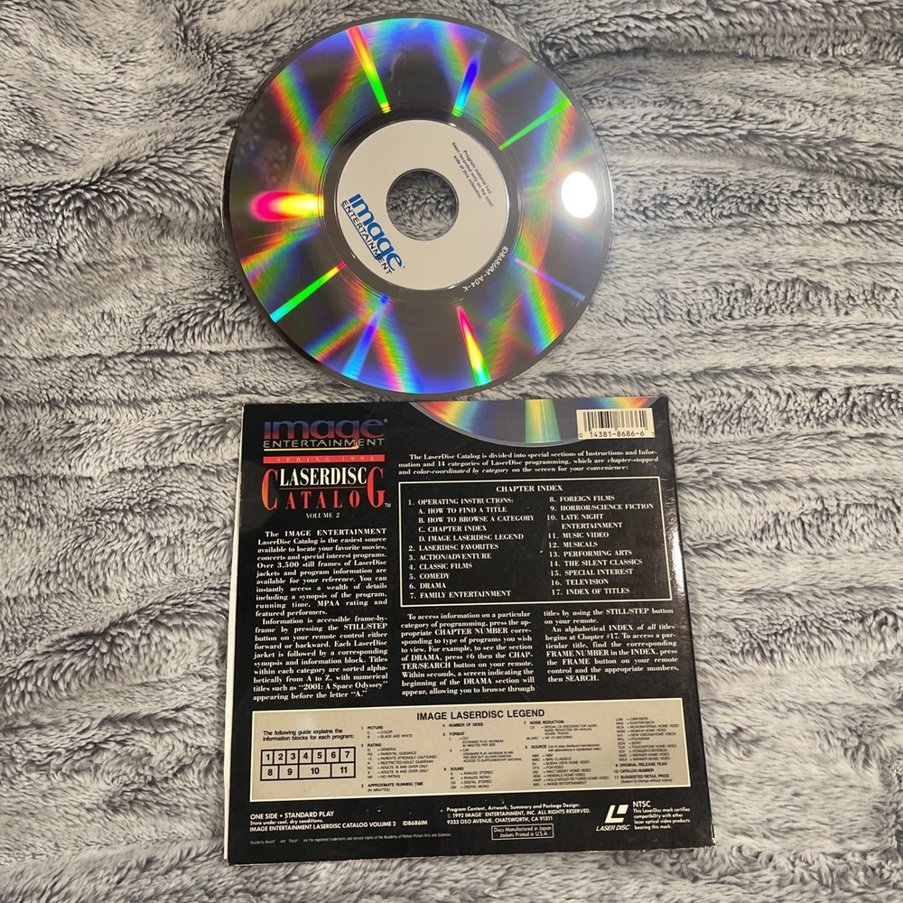 Image Entertainment Laser Disc Catalog Vol 2 Spring 1992