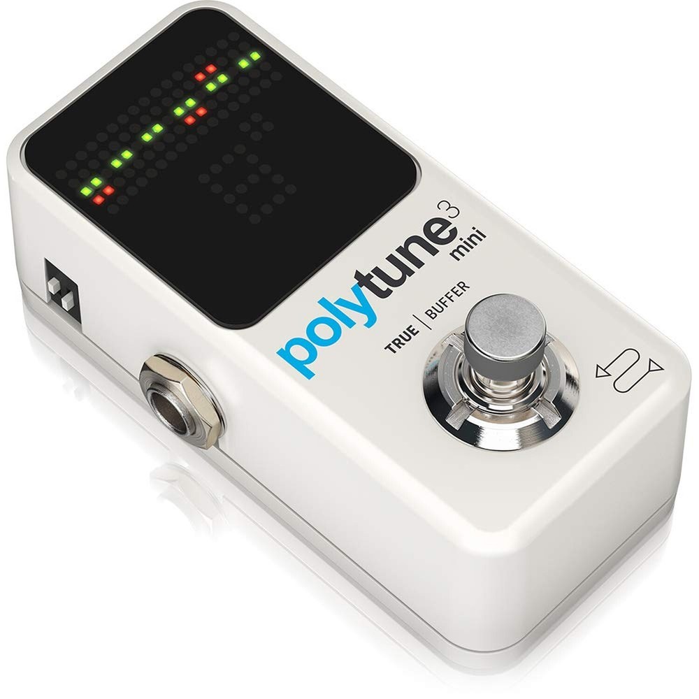 TC Electronic POLYTUNE 3 MINI Tiny Polyphonic Tuner with Multiple Tuning Mode...