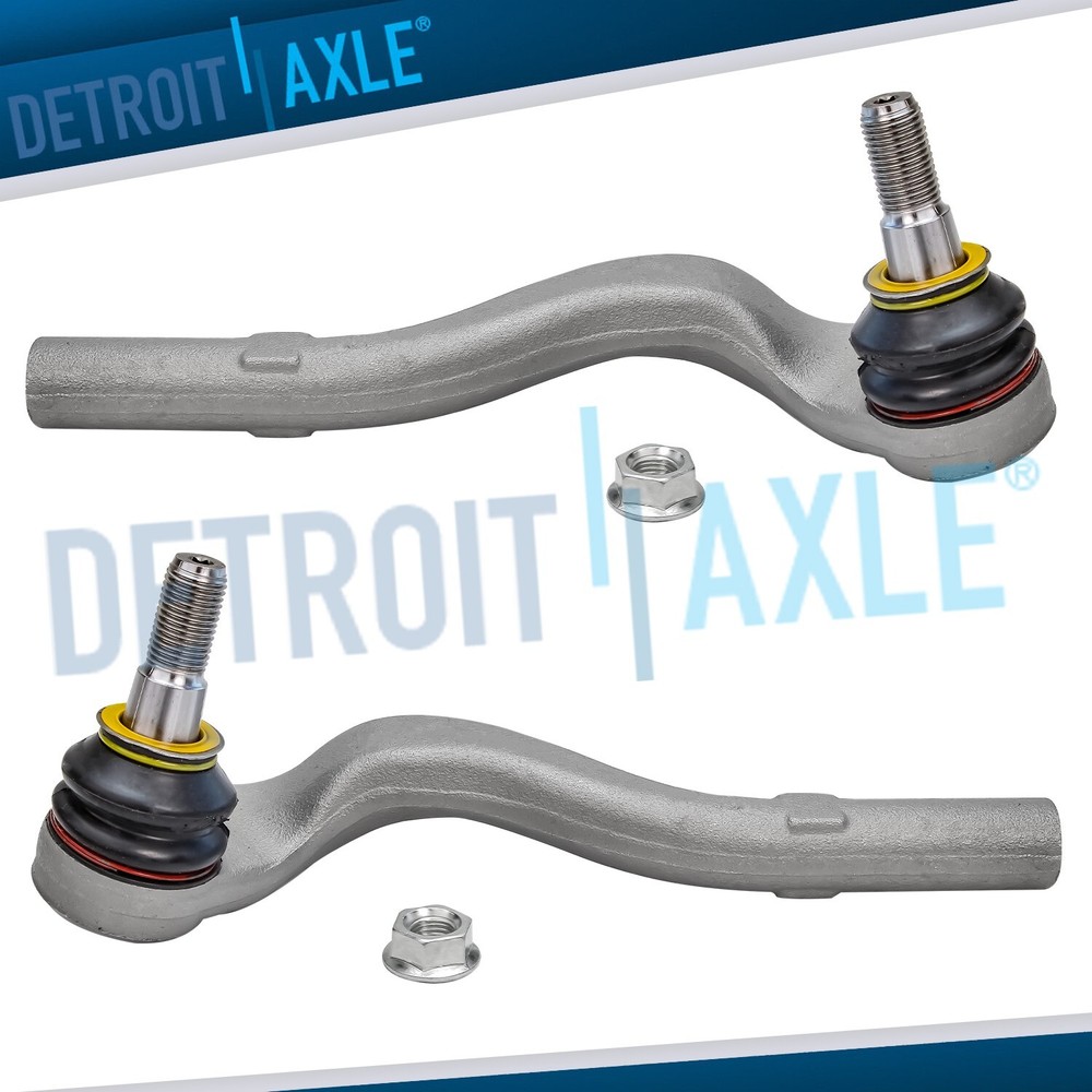 Pair Front Outer Tie Rods for Mercedes-Benz CLS400 CLS550 E250 E350 E400 E550