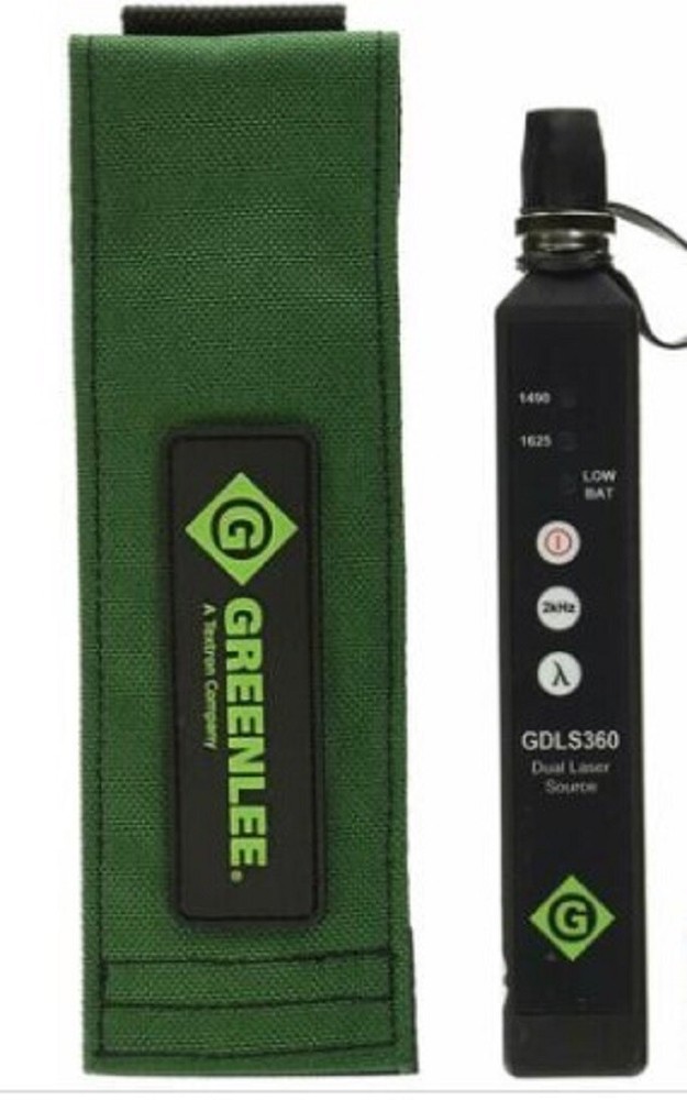 Greenlee Fiber Tools Dual Laser Optical Light Source.  Part #GDLS360