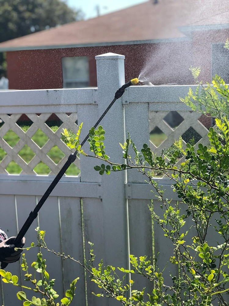Rechargeable Translucent Sprayer with 1.3 Gallons Capacity and Adjustable Nozzle