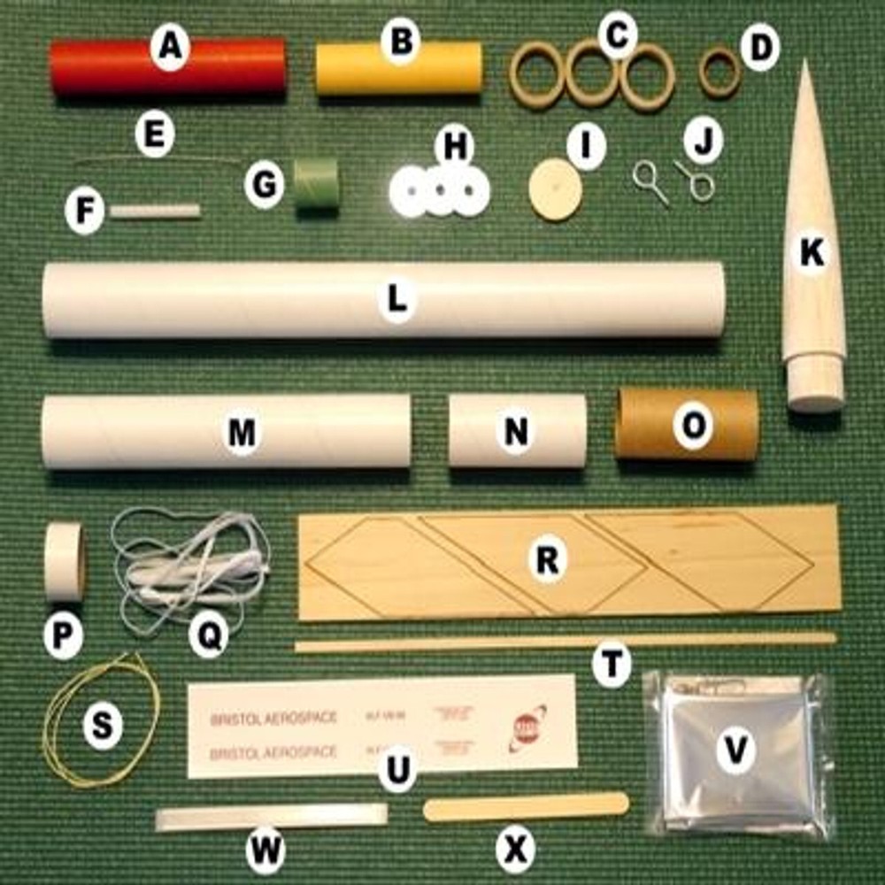 ASP Flying Model Rocket Kit Black Brant VB(24mm) ASP KBBVB-24