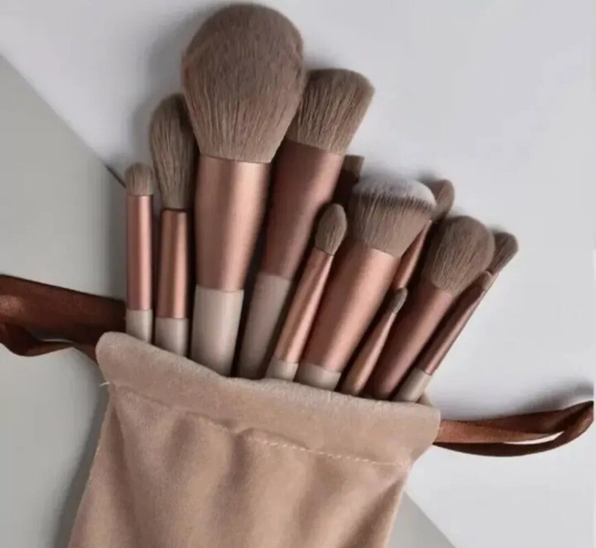 13PCS Make up Brush Set Buffer Powder Contour Eyeshadow Makeup Brushes Set