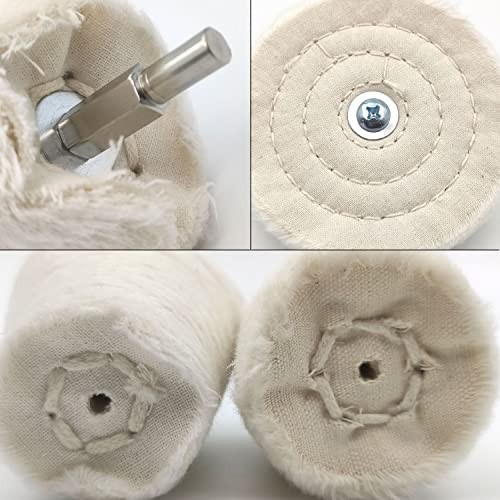19-Piece Buffing Wheel Kit for Drill with Polishing Compound