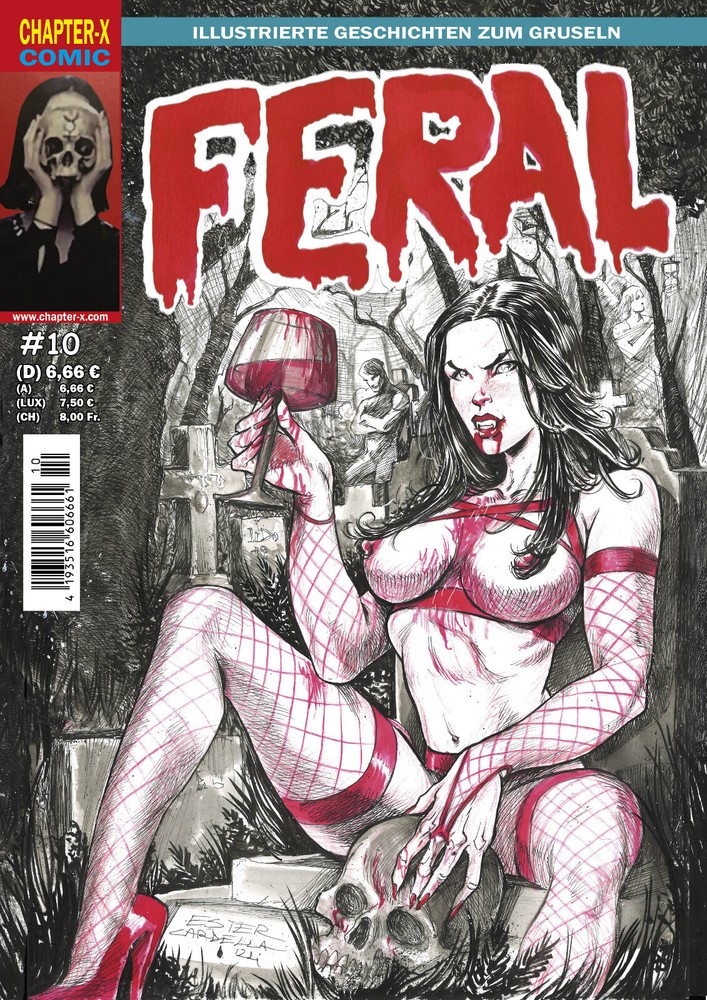 Feral #10 - German Edition SW Horror Comic - Ester Cardella