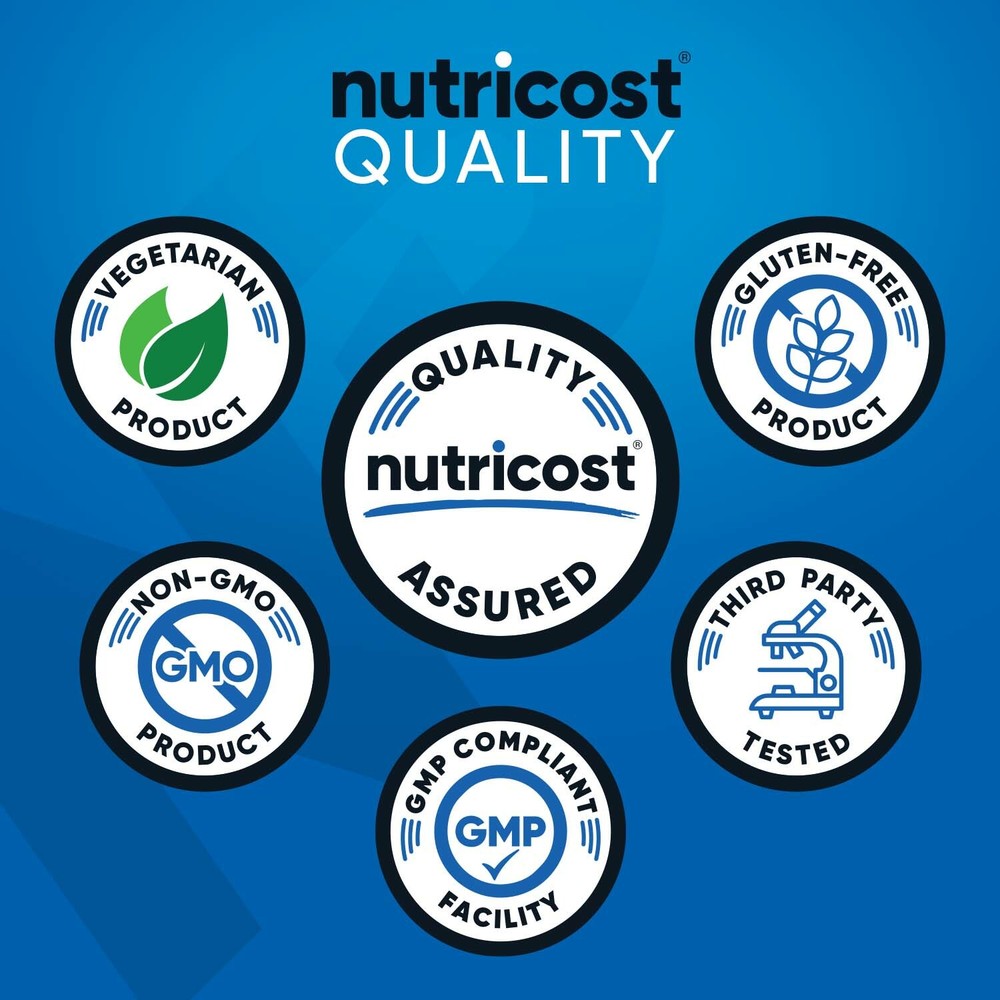 Nutricost Creatine Monohydrate + Hydration Blue Raspberry Flavored, 30 Servings