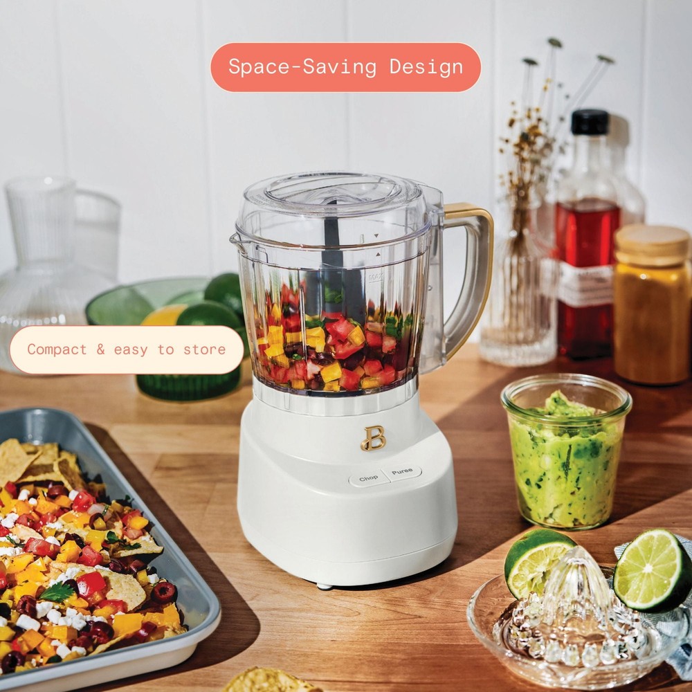 3-Cup Food Chopper, White Icing