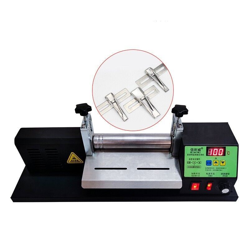 Electric heating edge banding machine, leather fold strip drawing press machine