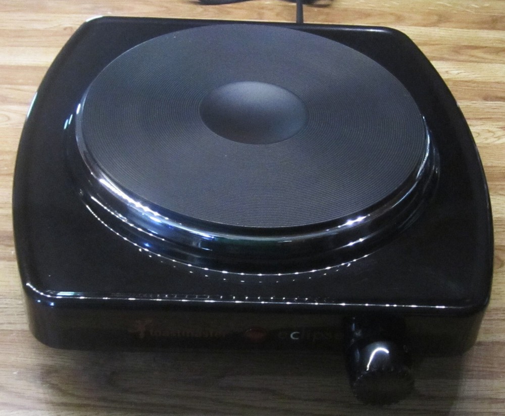 Toastmaster Eclipse 6431 Extra Burner Buffet Range/Hotplate/1200 Watts/EXC