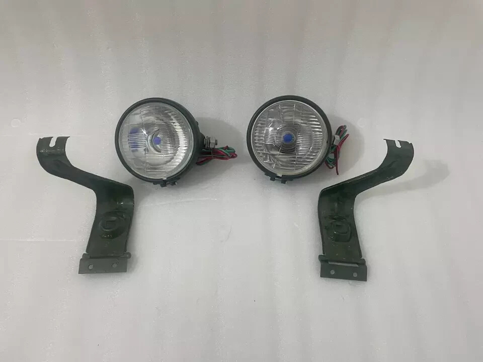 Willys Jeep MB Ford GPW Headlight Light with Bracket Pair Left & Right |Fit For