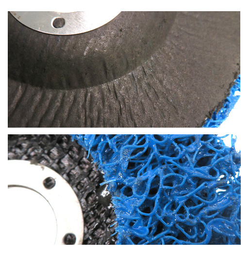 4.5"x7/8 BLUE Paint Rust Easy Strip Clean Grinding Discs