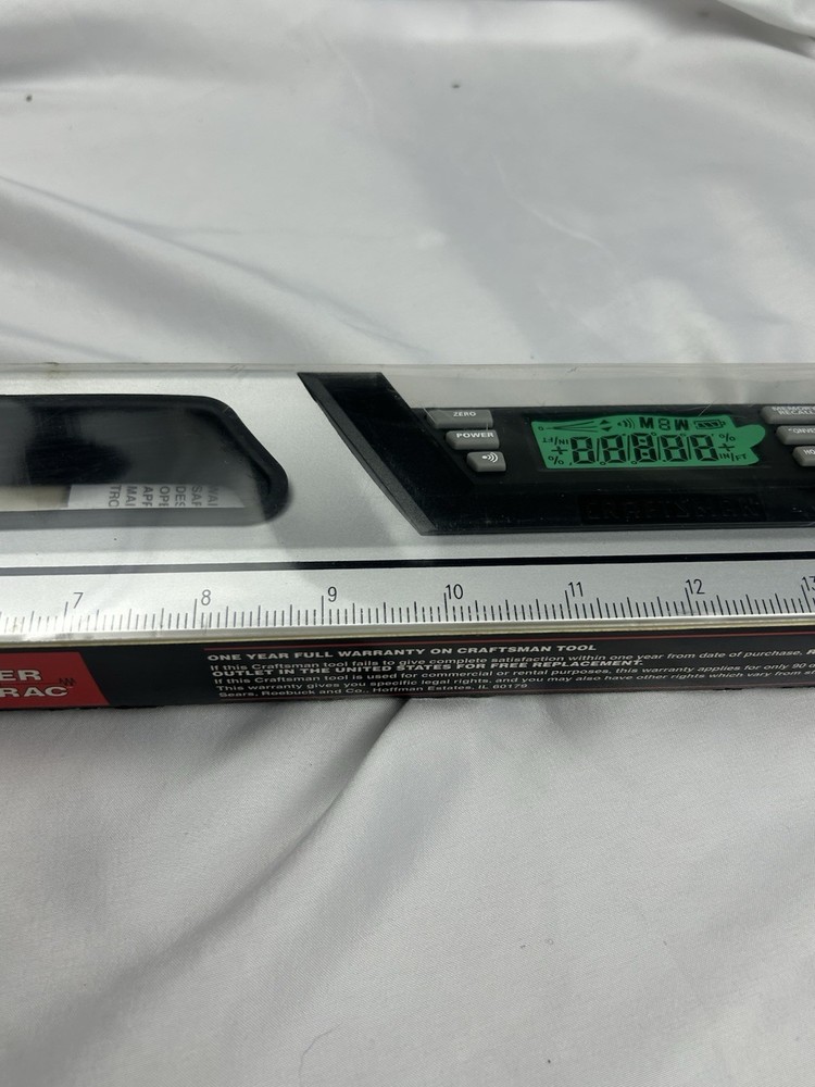 Craftsman NOS Digital Multi-function 24” Level,9-48293 Laser Trac