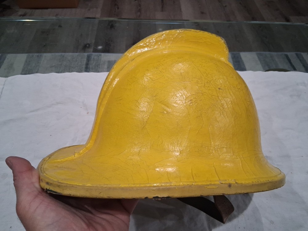 Vintage British Fire Helmet