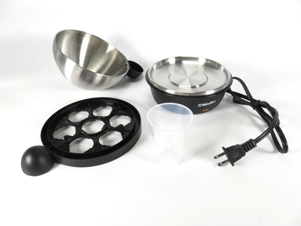 Mueller Rapid Egg Cooker 7 Egg Capacity Hard Boiled Eggs MU-EGGCOOK