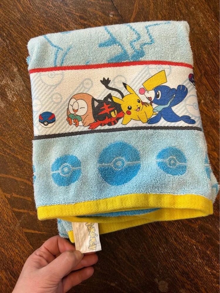 Pokémon towel circa 2017