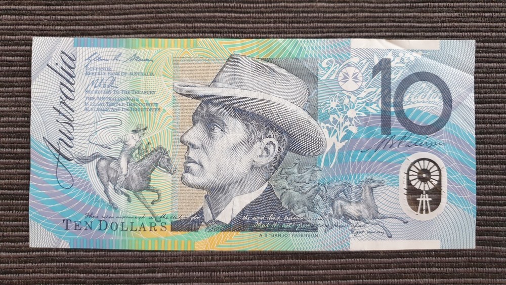 AUSTRALIA $10 2013 LAST PREFIX Polymer Banknote DF13 766120