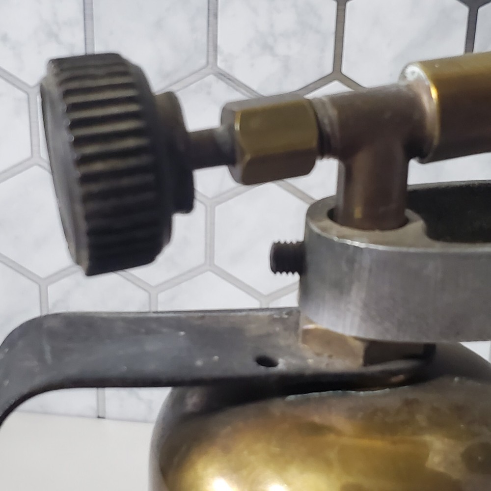 Vintage Brass Gasoline Blow Torch