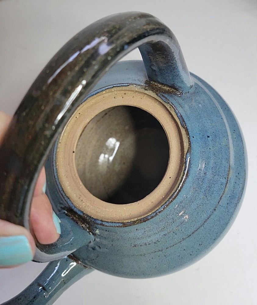 CERAMIC BLUE TEA POT