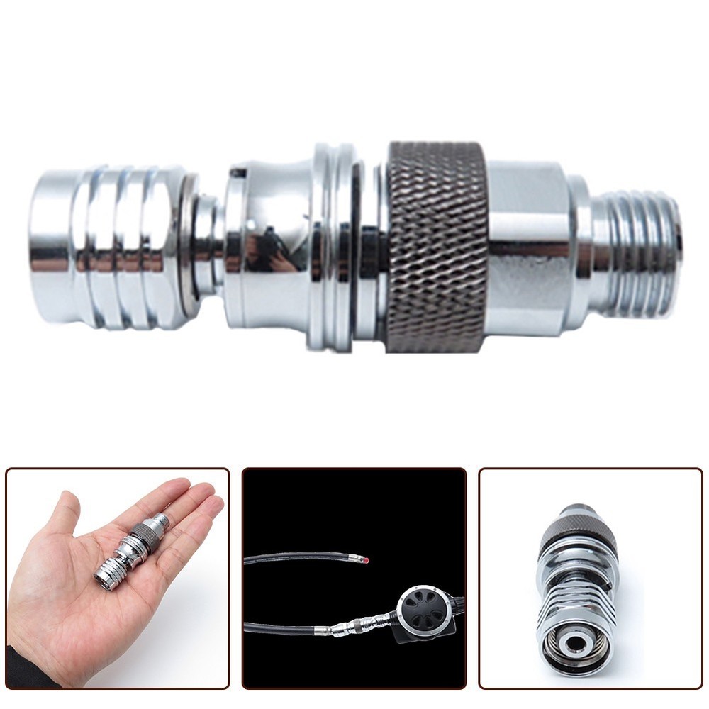 Secure Quick Connect Adapter for Diving Full Face Secondary Head Adjuster
