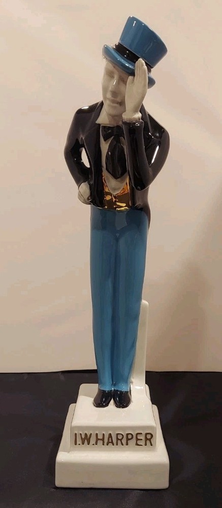 Vintage I.W. Harper Whisky Empty Decanter 1968
