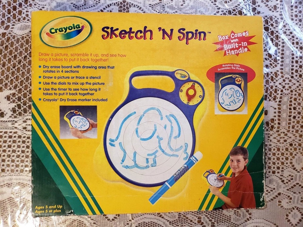 CRAYOLA SKETCH 'N SPIN - NIB - READ