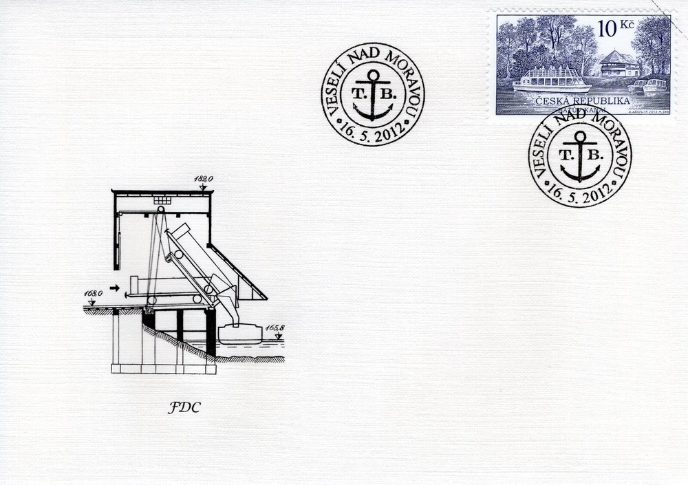 CZECH REPUBLIC 2012 Technical Monuments – The Baťa Canal   FDC6064