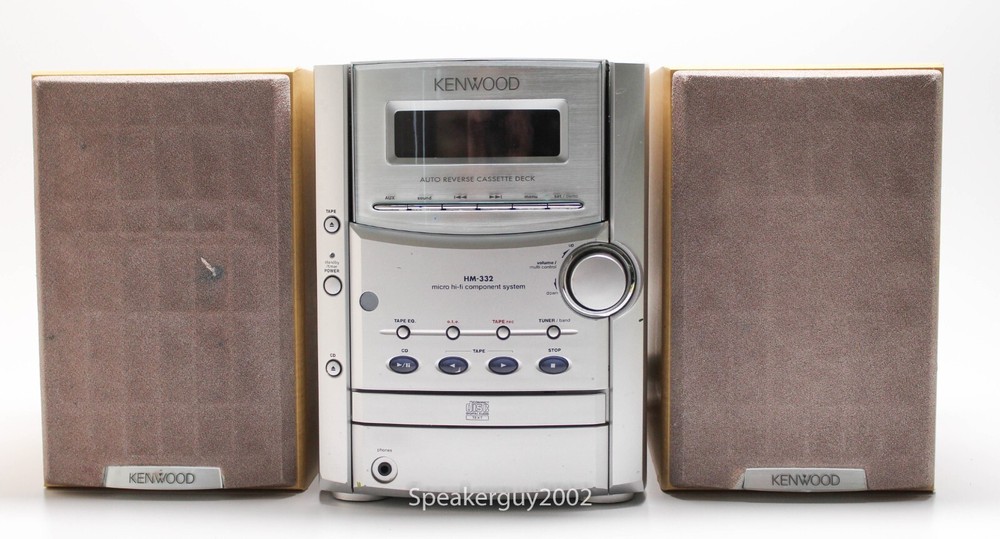 Kenwood HM-332 Mini Component System & Speakers -- KT