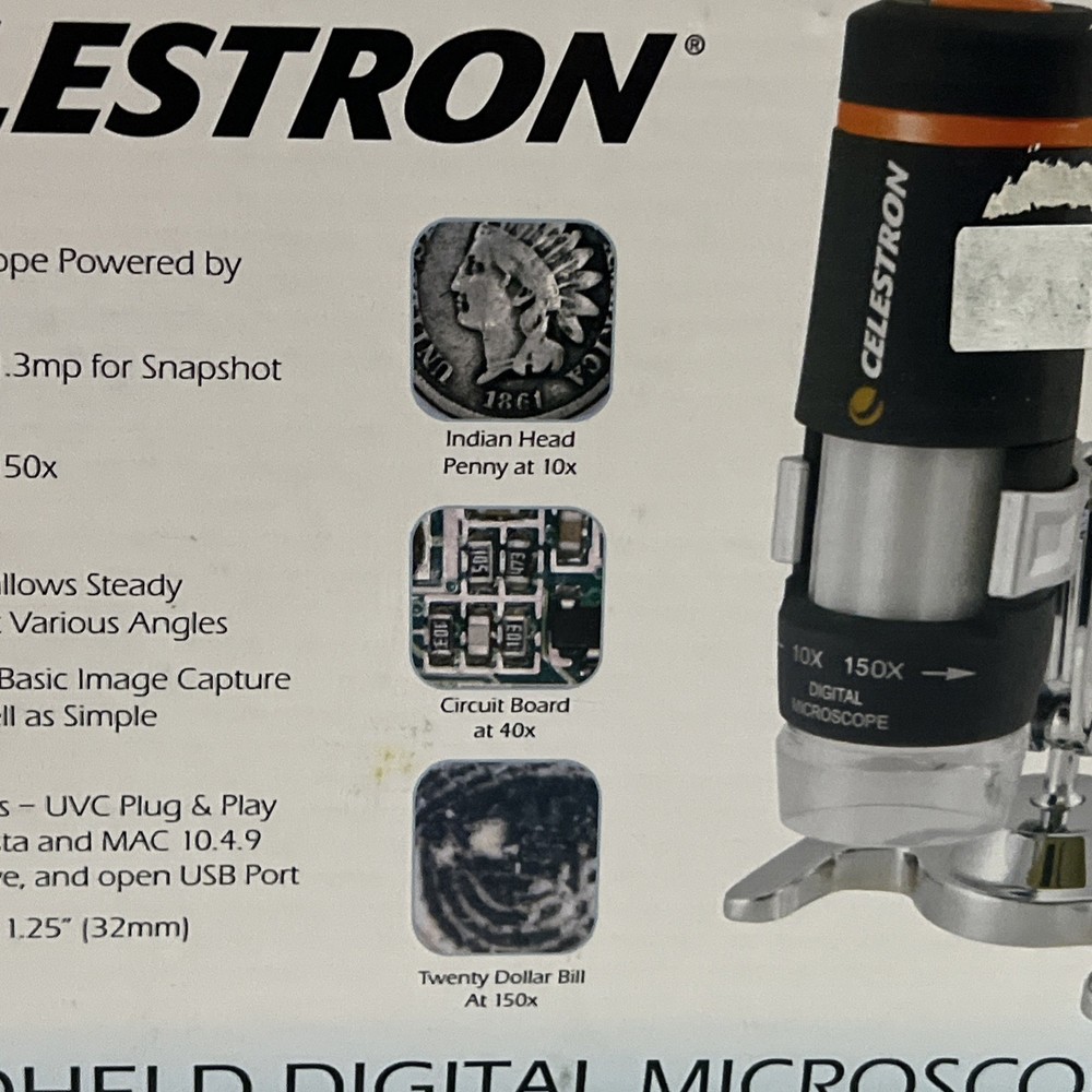 Celestron Handheld Digital Microscope 2009 New