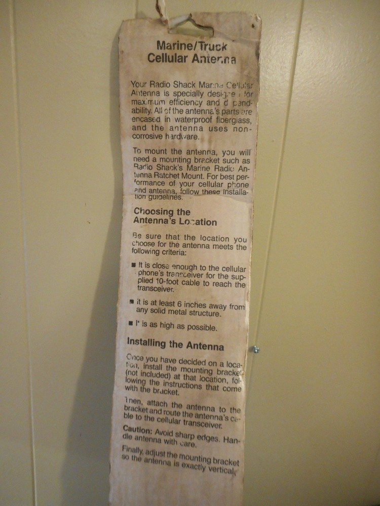 Marine Cellular antenna ARCHER NOS