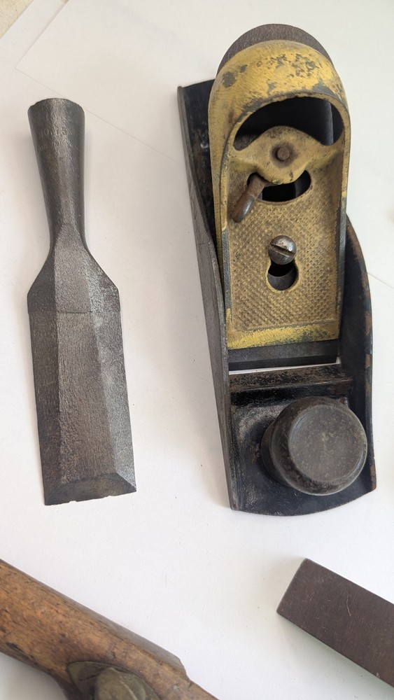 Small group of woodworking tools