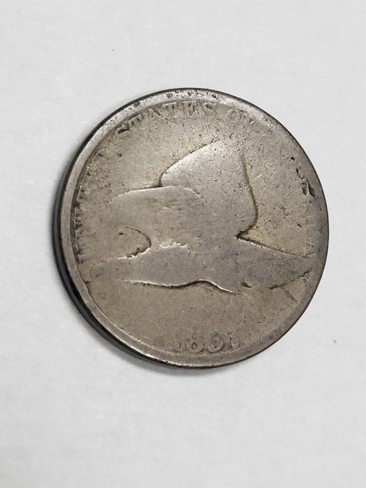 1857 Flying Eagle Cent CHEAP !!!! A