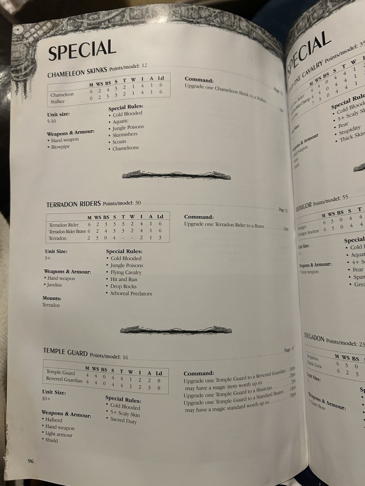 Warhammer Lizardmen Book