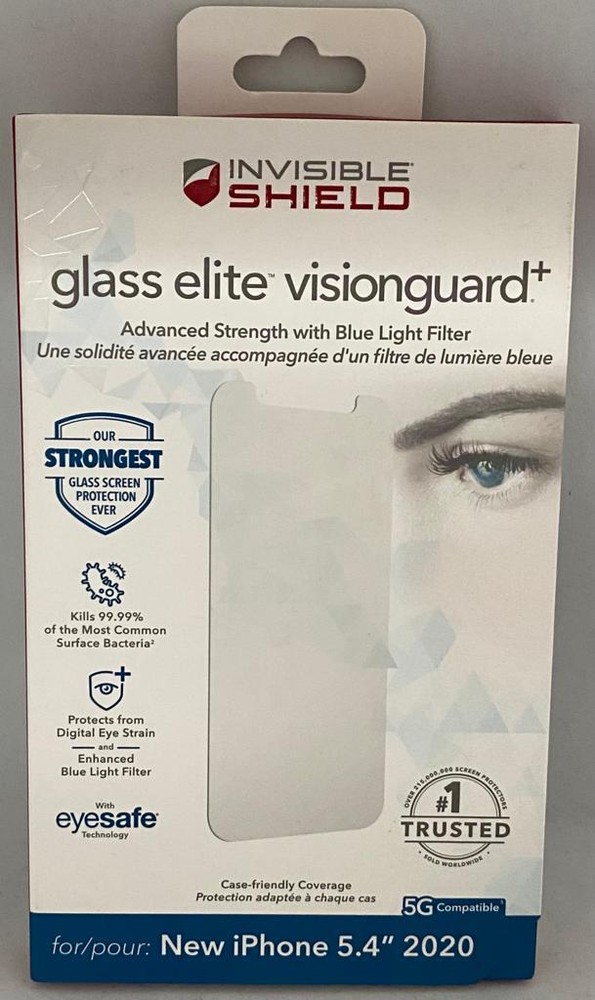 ZAGG InvisibleShield Glass Elite VisionGuard+ Screen Protector -iPhone 12 Mini